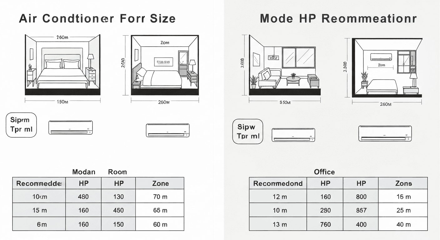 Aircond Berapa HP Untuk Bilik Anda? (Panduan Saiz 2026)